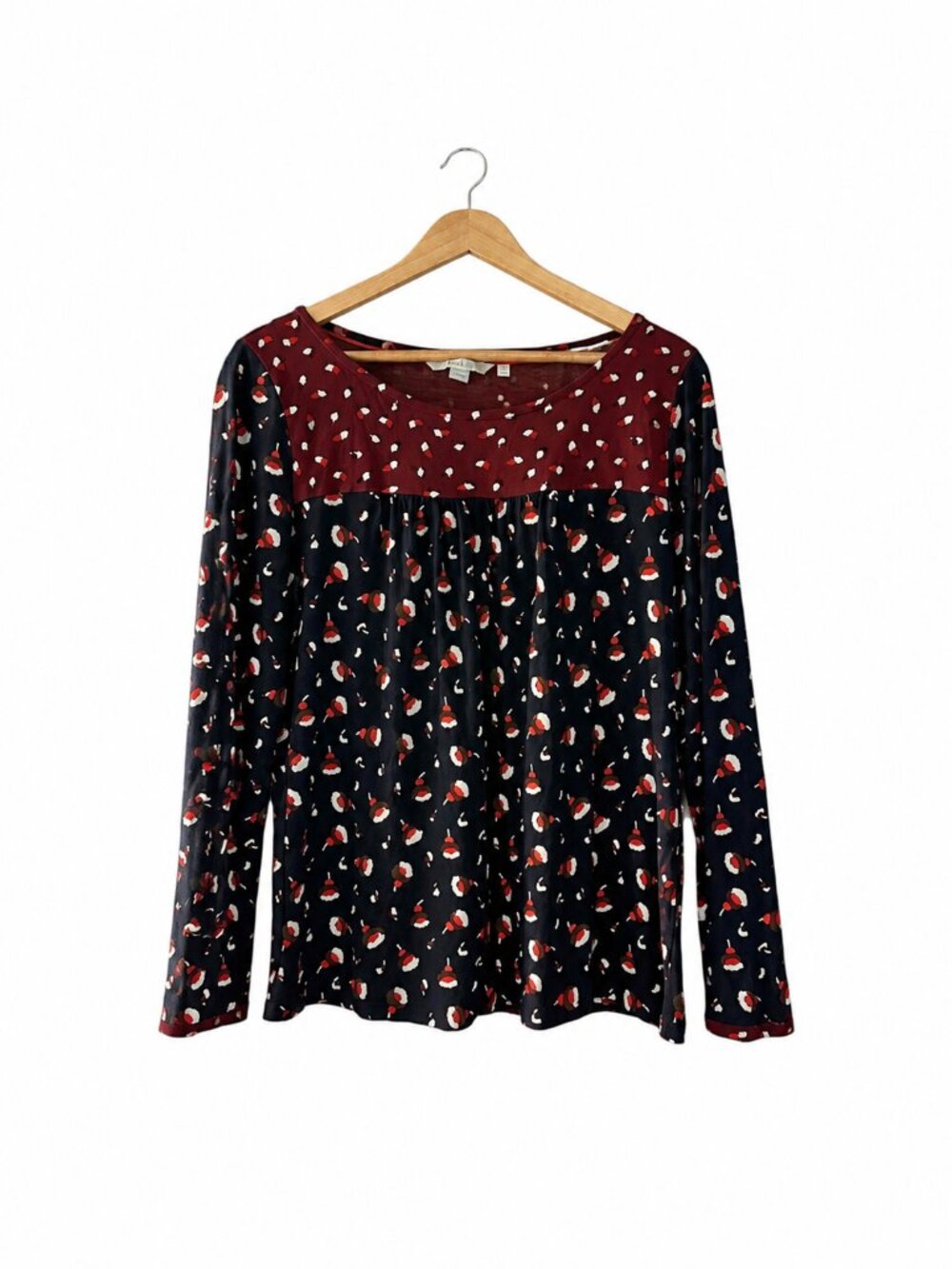 Boden Navy Ice Cream Sundae Novelty Print Tunic Top Size 8